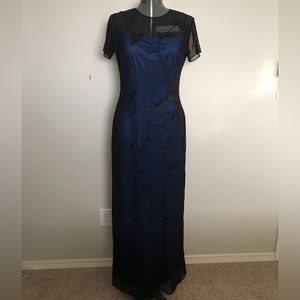 Rimini by Shaw Beaded Slip Dress/Gown Womens Size 12